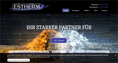 Desktop Screenshot of estherm.at